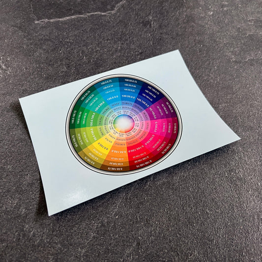 Sample Waterslide Decal Sheet for ANY Colour Surface