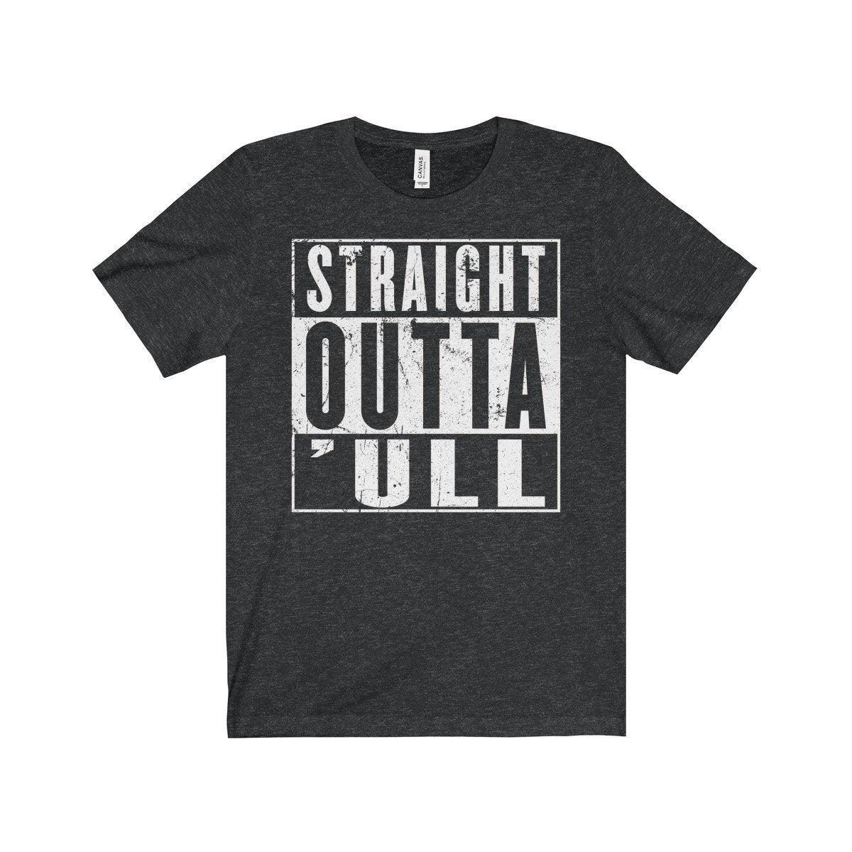 Funny Hull T-Shirt, Straight Outta &#39;ull (Hull) White Funny Compton NWA Style Unisex Jersey Short Sleeve Tee Shirt Top