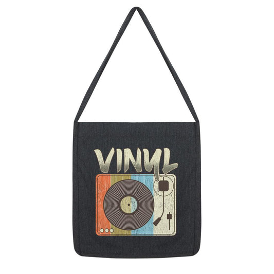 Record Player Retro Vintage Funky 70s 80s Classic Tote Bag
