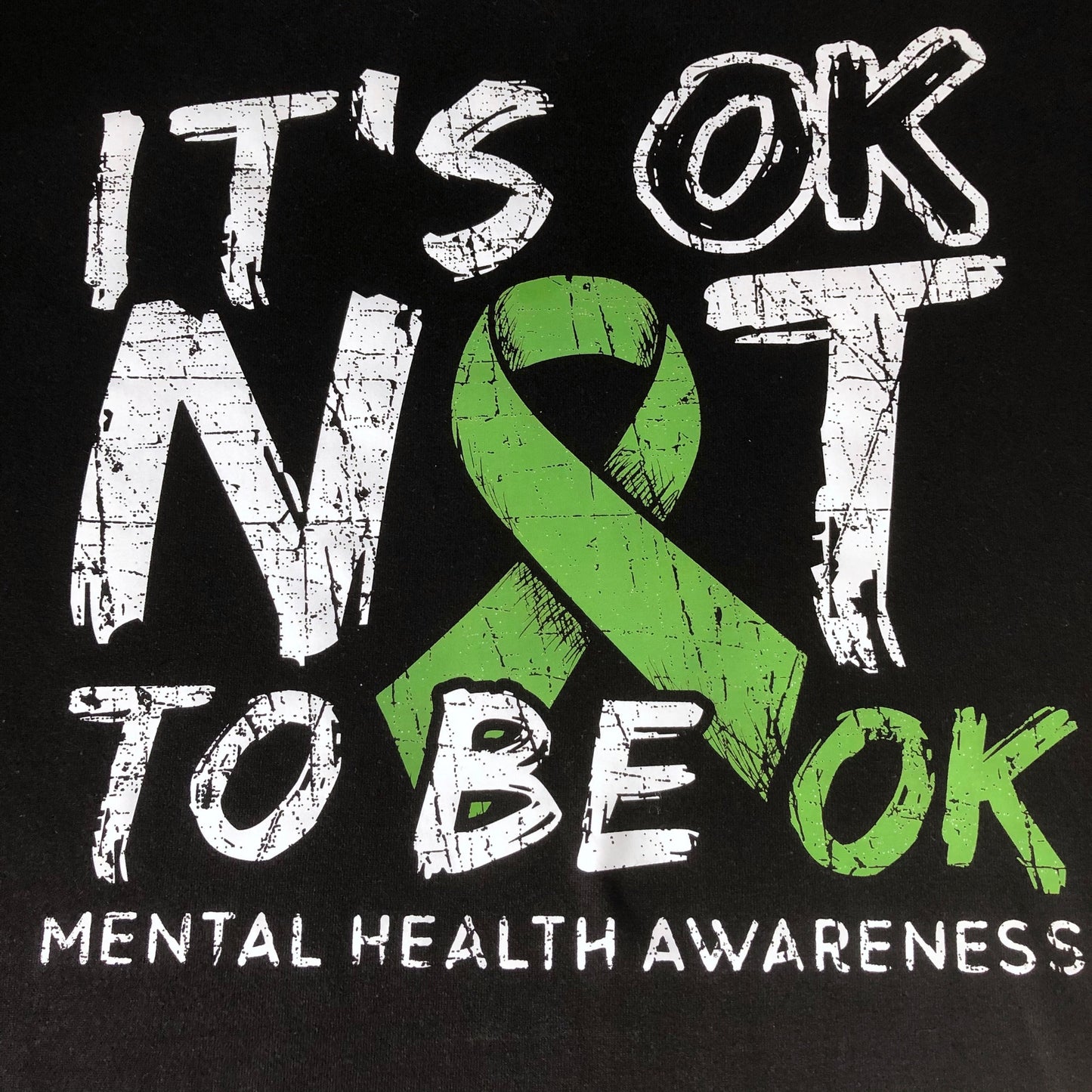 Mental Health Awareness Hoodie, It&#39;s OK Not To Be OK, Long Sleeve Hooded Sweatshirt Hoody
