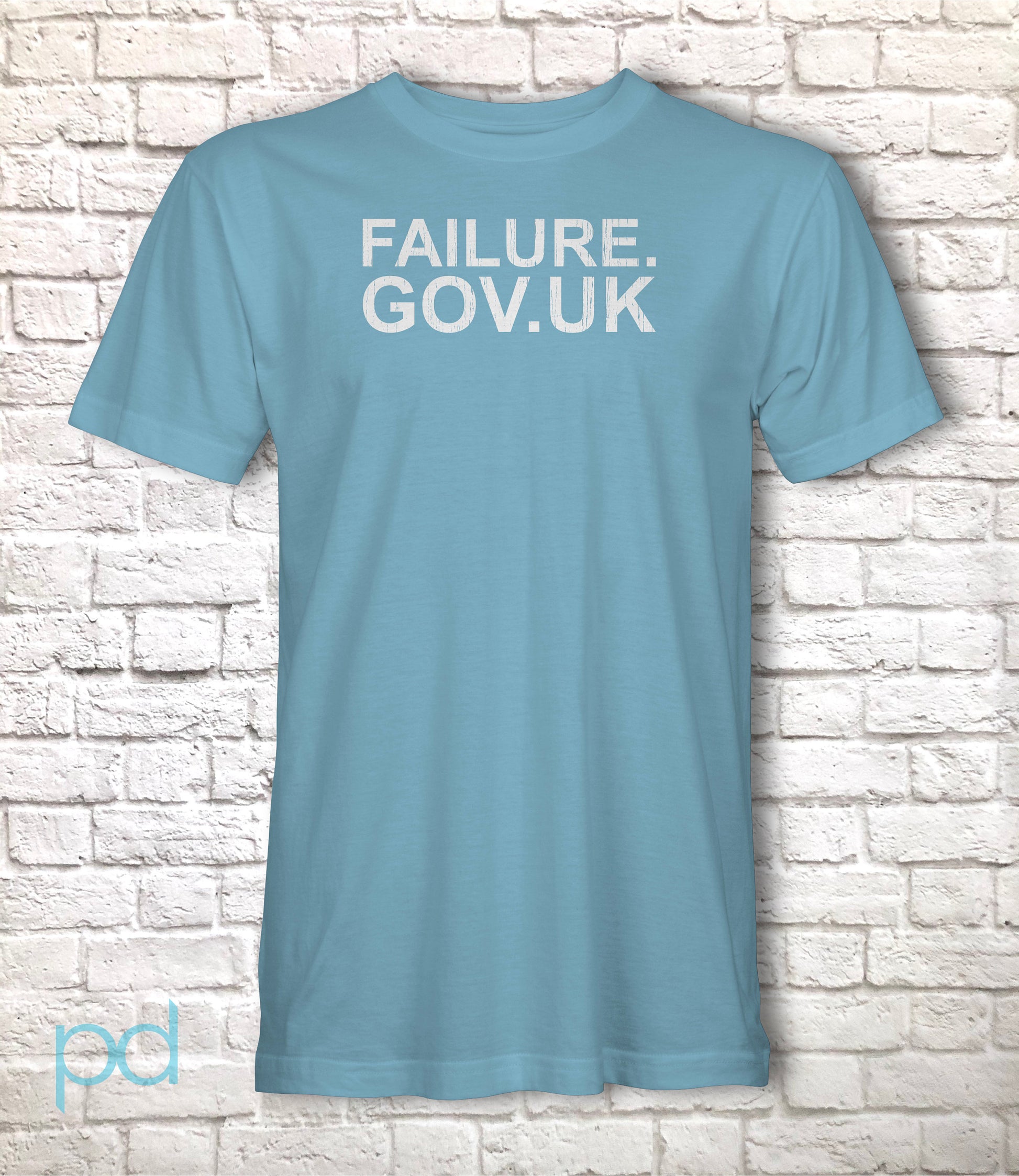Anti-Government T-Shirt, Tory Failure Tee Shirt, Tories & Conservative Epic Fail failure.gov.uk, Unisex Short Sleeve Graphic Print Top