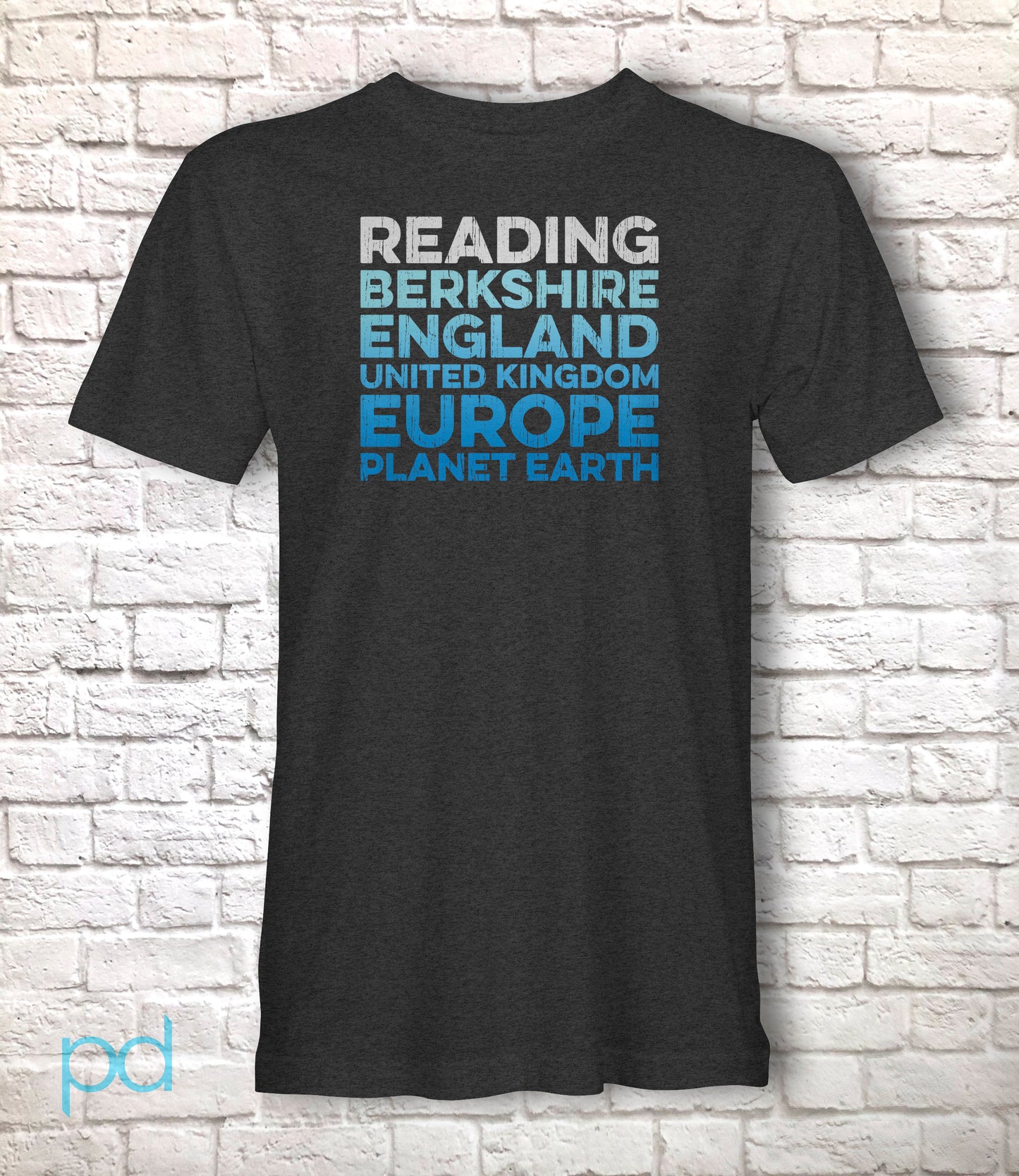 Reading Town T-Shirt, Berkshire Gift Idea, Readingite Tee Shirt Top