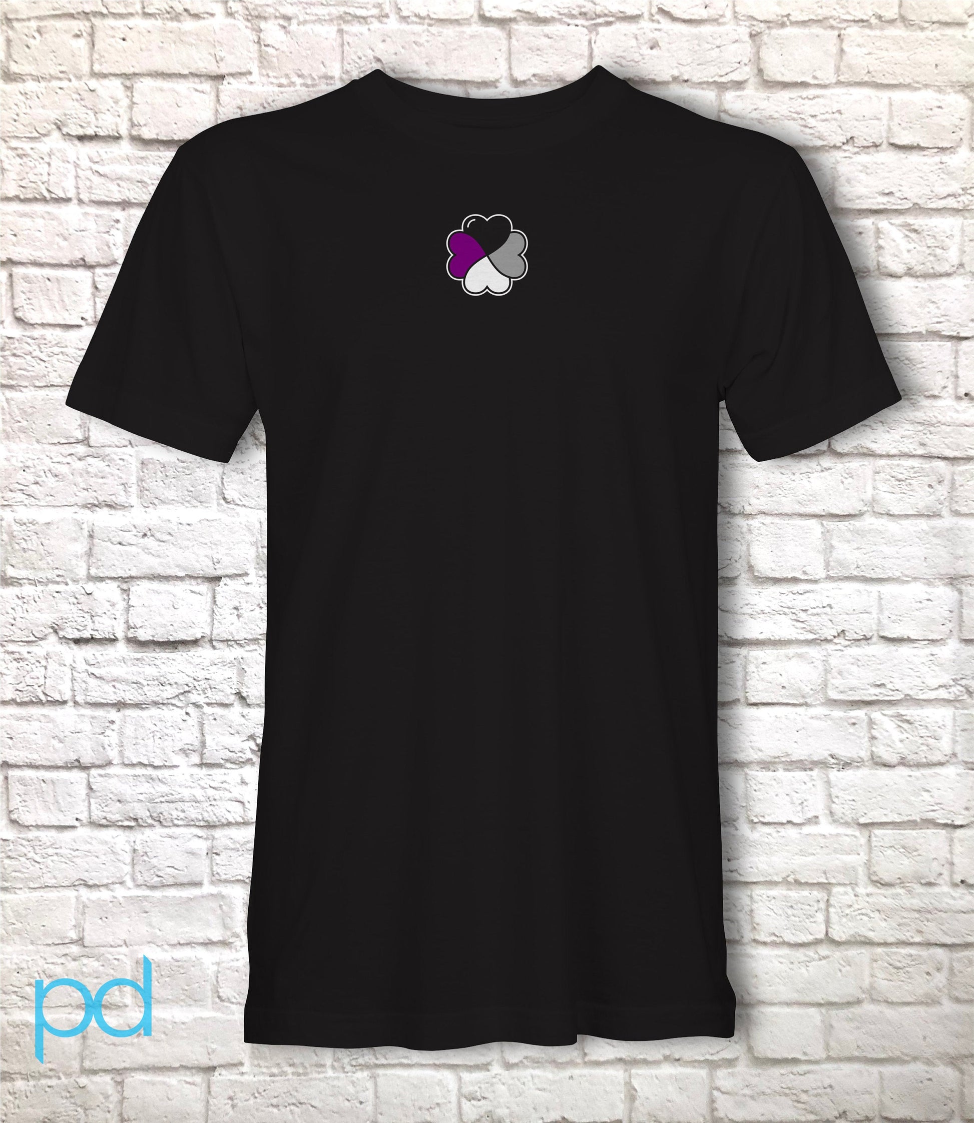 Asexual Pride T Shirt, Ace Pride Shirt Gift Idea, Subtle Pride ACE T-Shirt