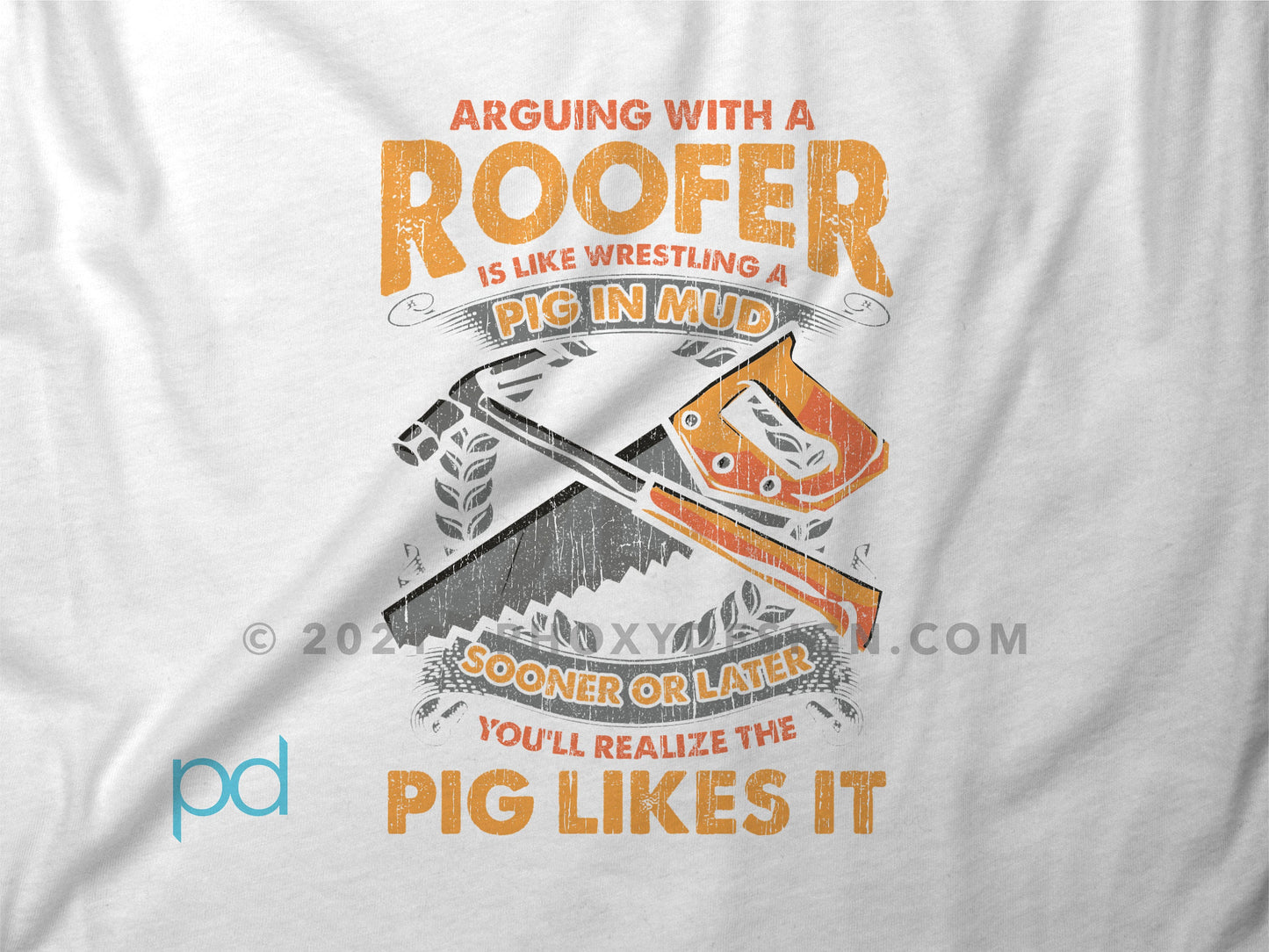 Funny Roofer Gift T-Shirt, Funny Roofer T Shirt Pun Gift Idea, Humorous Roofing Tee Shirt T Top