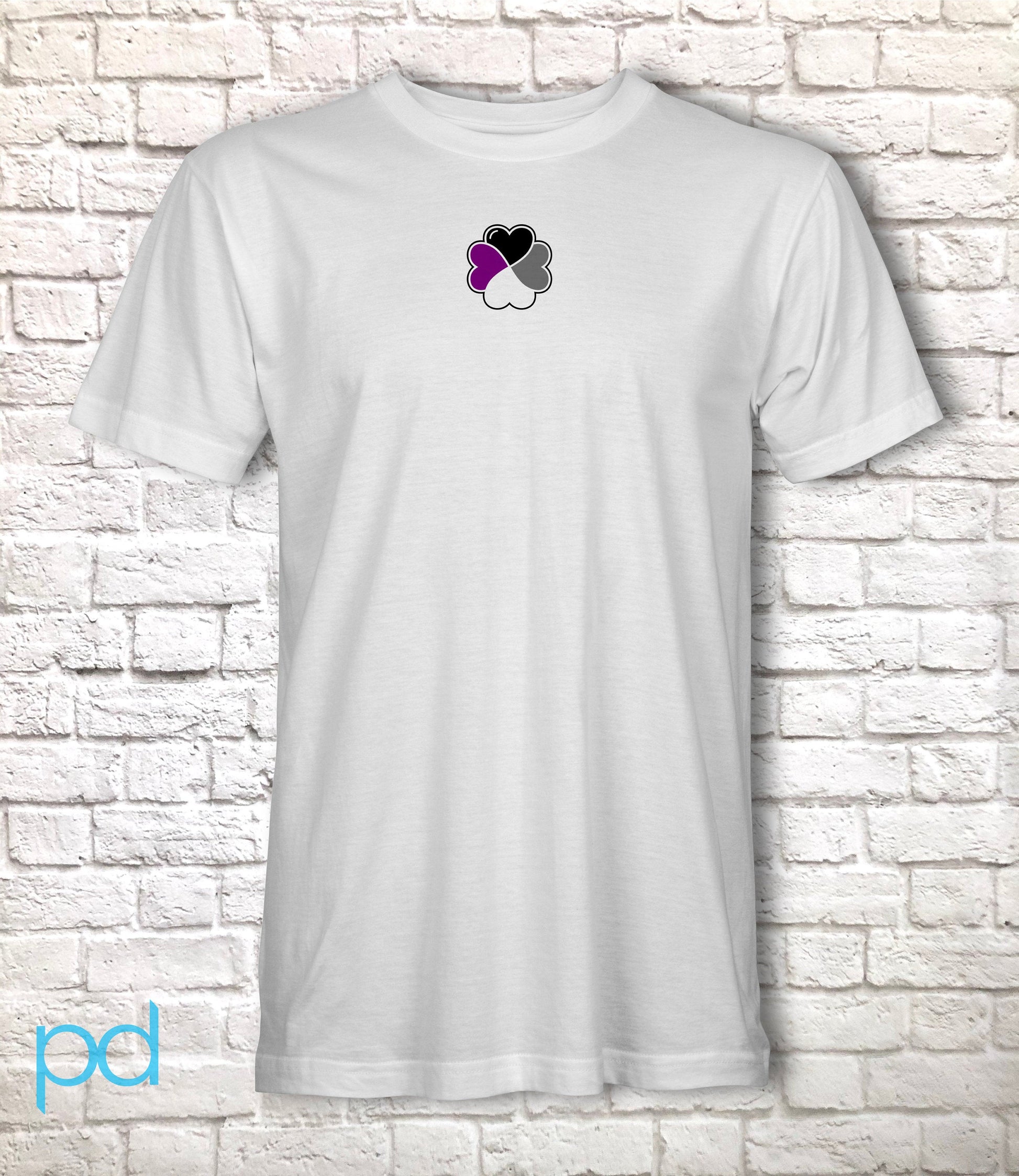 Asexual Pride T Shirt, Ace Pride Shirt Gift Idea, Subtle Pride ACE T-Shirt