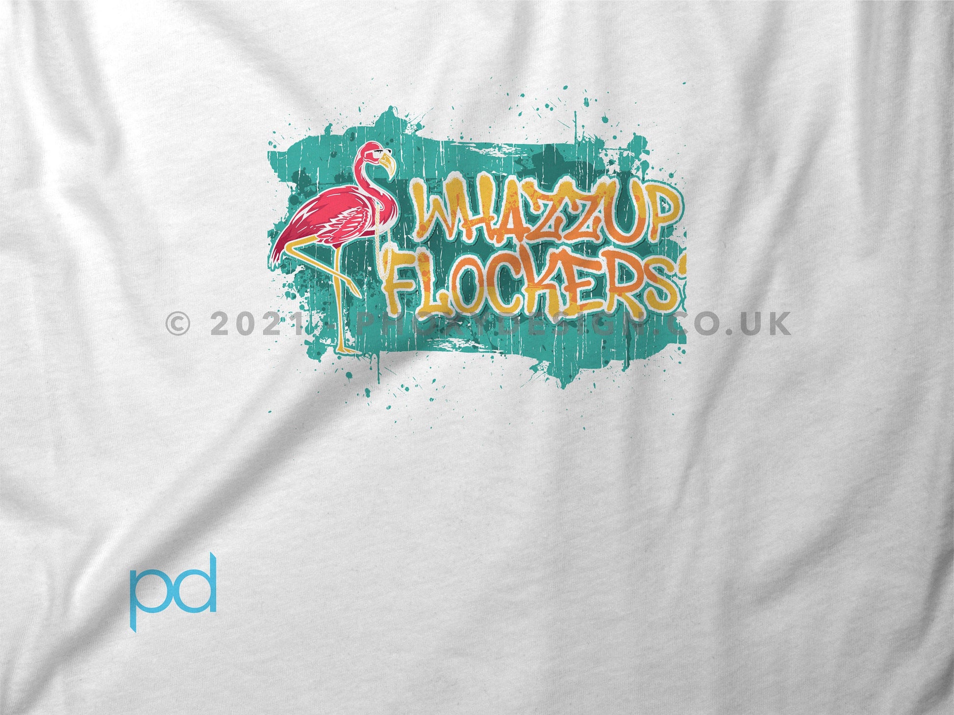 Flamingo Shirt for Flamingo Lovers T Shirt, Whazzup Flockers Pun T-Shirt Design Gift Idea Tee Shirt T Top